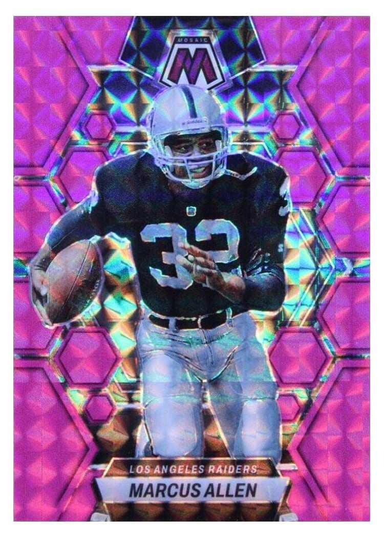 2023 Panini Mosaic Base Set Marcus Allen #124 card