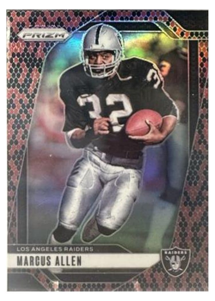 2024 Panini Prizm Base Set Marcus Allen Snakeskin #155 card