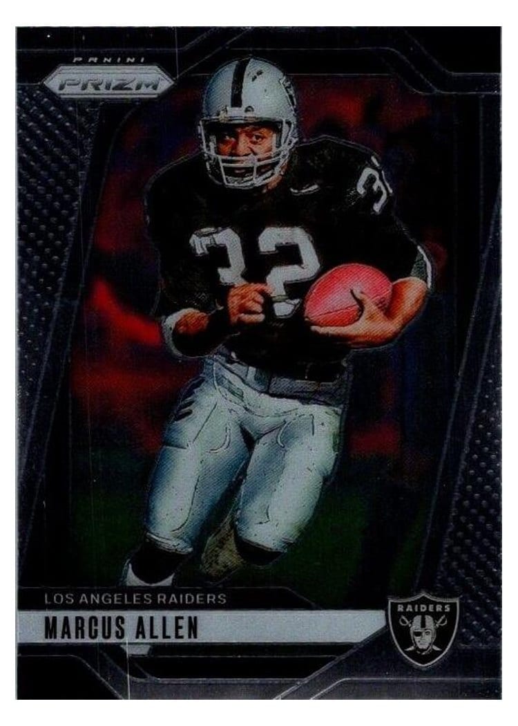 2024 Panini Prizm Base Set Marcus Allen #155 card