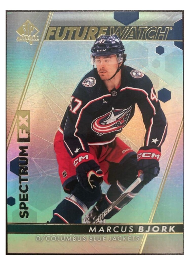 2022-23 SP Authentic Spectrum FX Marcus Bjork #S-52 card
