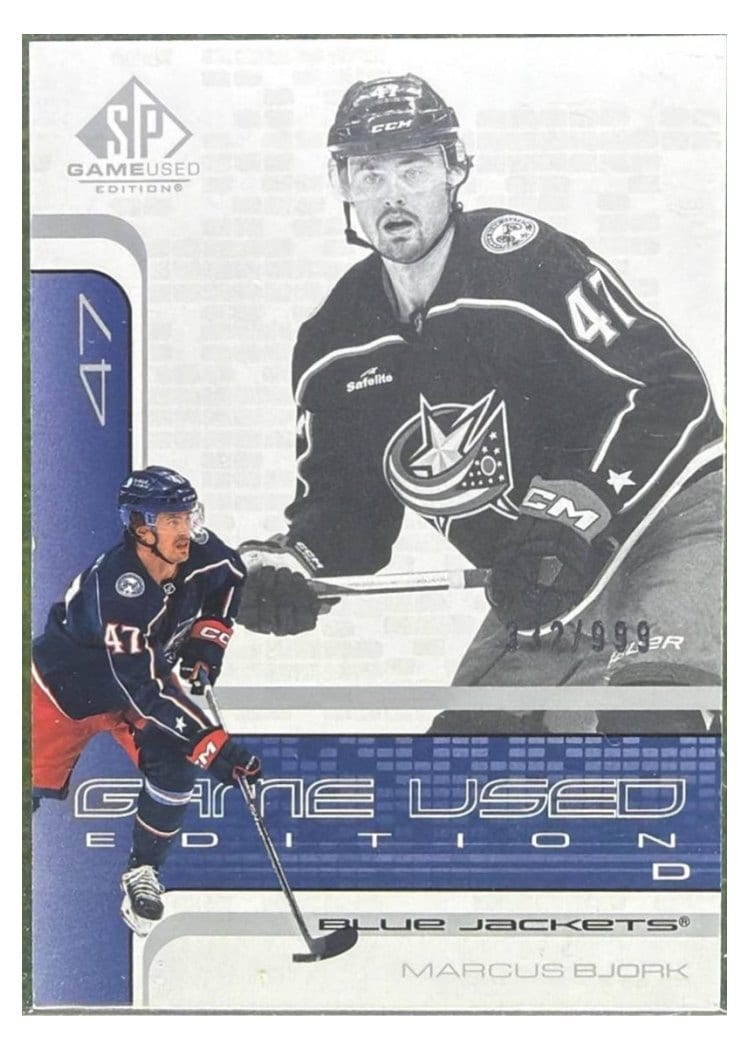 2022-23 SP Game Used 2001-02 Retro - Rookies Marcus Bjork #R-62 card