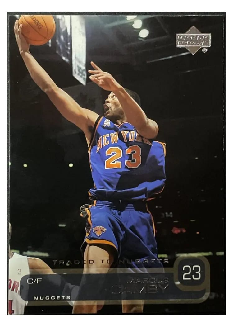 2002 Upper Deck Marcus Camby #32 card