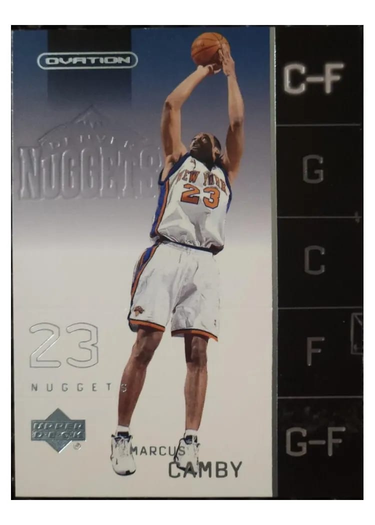 2002 Upper Deck Ovation Marcus Camby #17 card