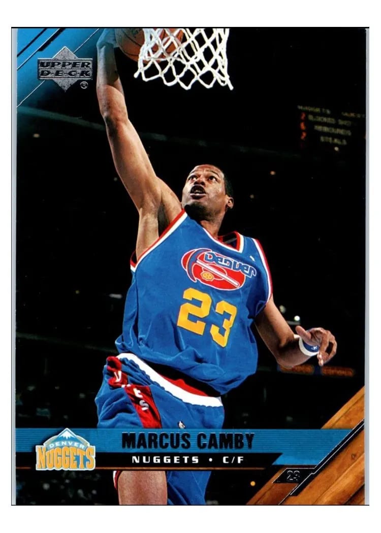 2005 Upper Deck Marcus Camby #46 card