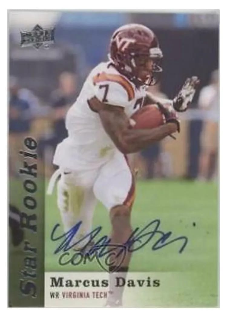 2013 Upper Deck Marcus Davis #55 card