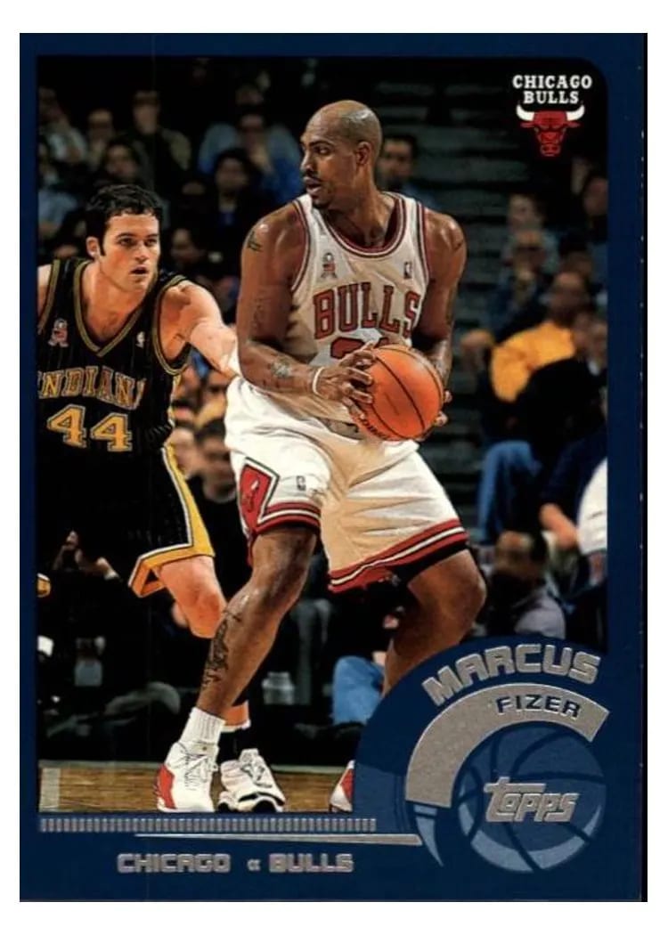 2002 Topps Marcus Fizer #74 card