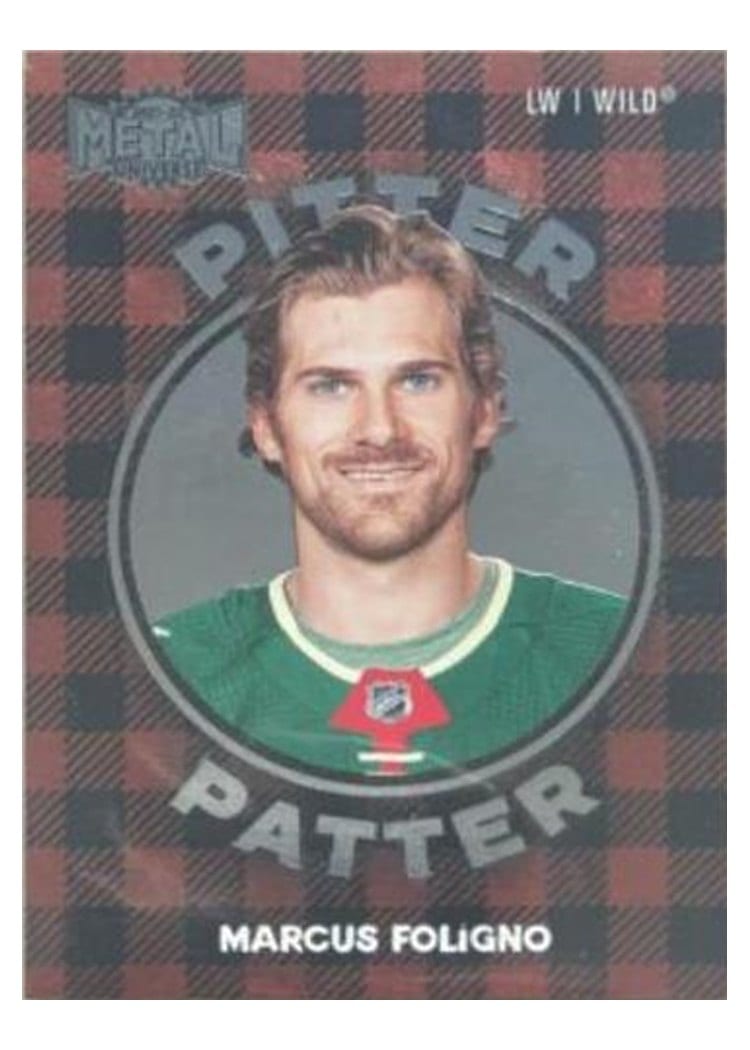 2021-22 SkyBox Metal Universe Pitter Patter Marcus Foligno #PP-3 card