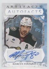 2023-24 Upper Deck Artifacts Autograph Facts Marcus Foligno #AF-MF card