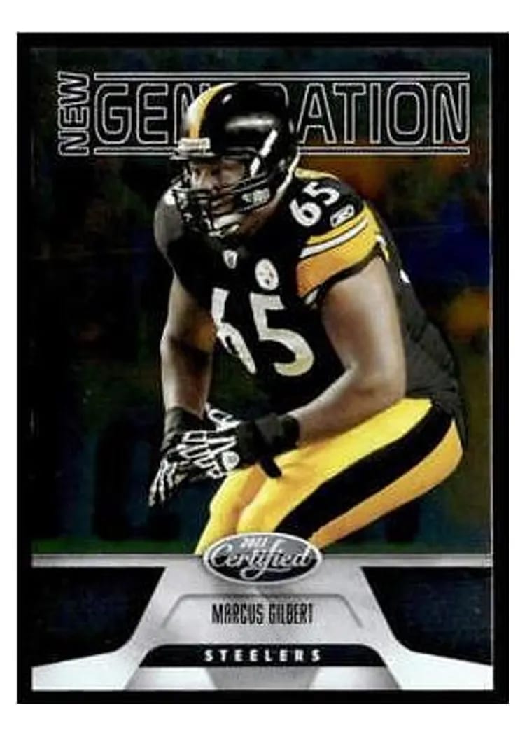 2011 Panini Certified Marcus Gilbert #208 card