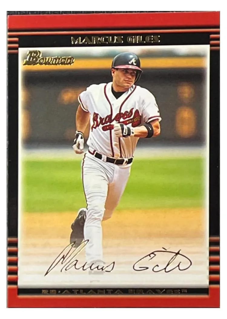 2002 Bowman Marcus Giles #63 card