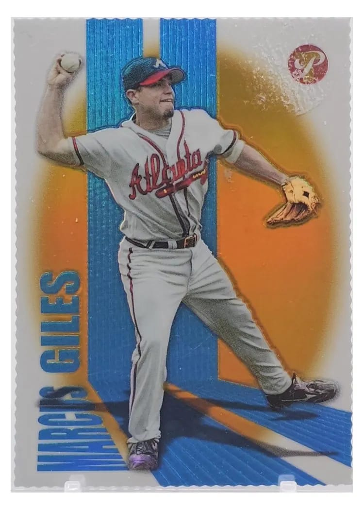 2004 Topps Pristine Marcus Giles Gold Refractor #23 card