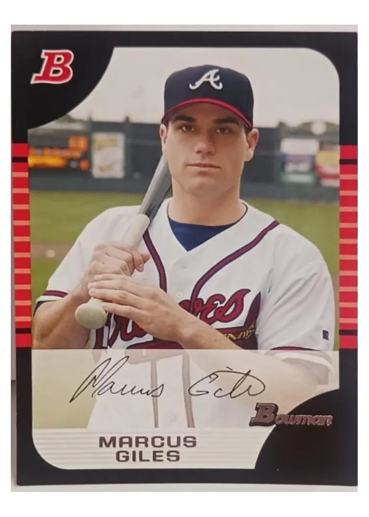 2005 Bowman Marcus Giles #37 card