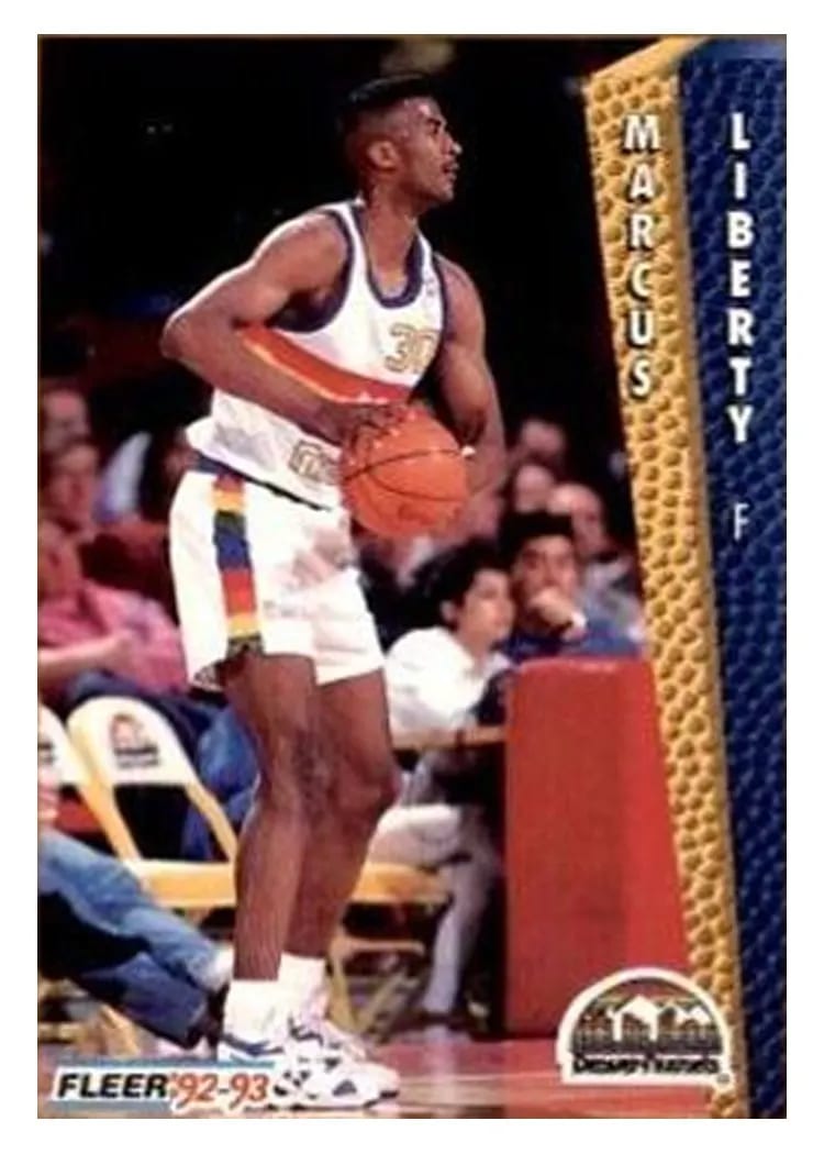 1992 Fleer Marcus Liberty #58 card