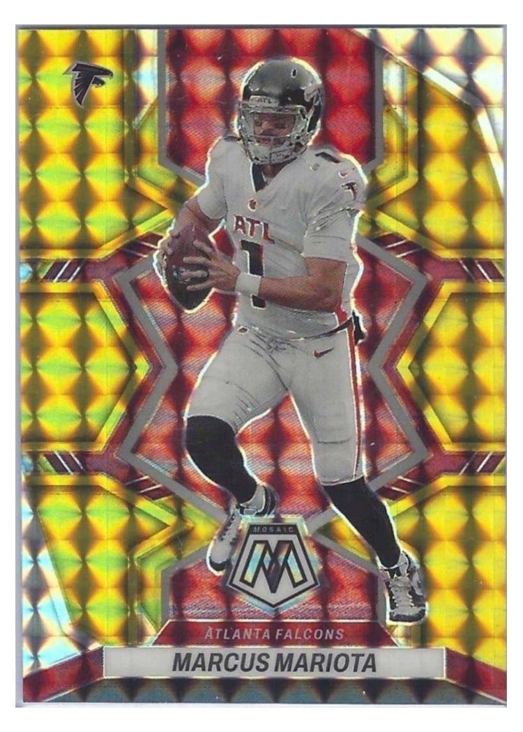 2022 Panini Mosaic Base Set Marcus Mariota #7 card