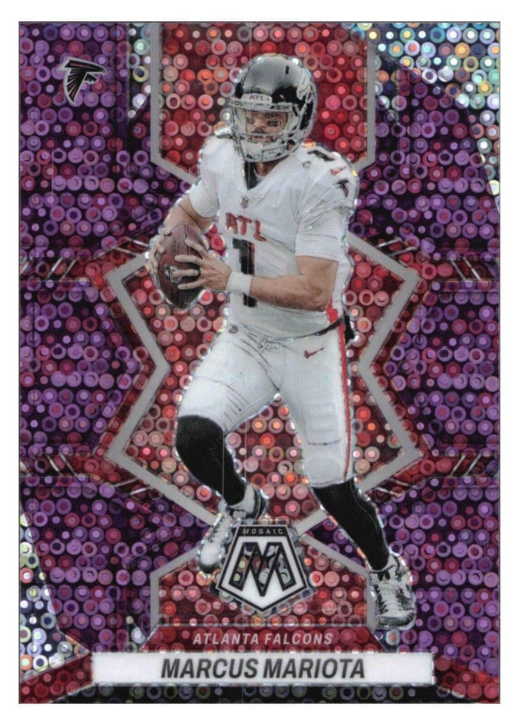 2022 Panini Mosaic Base Set Marcus Mariota #7 card