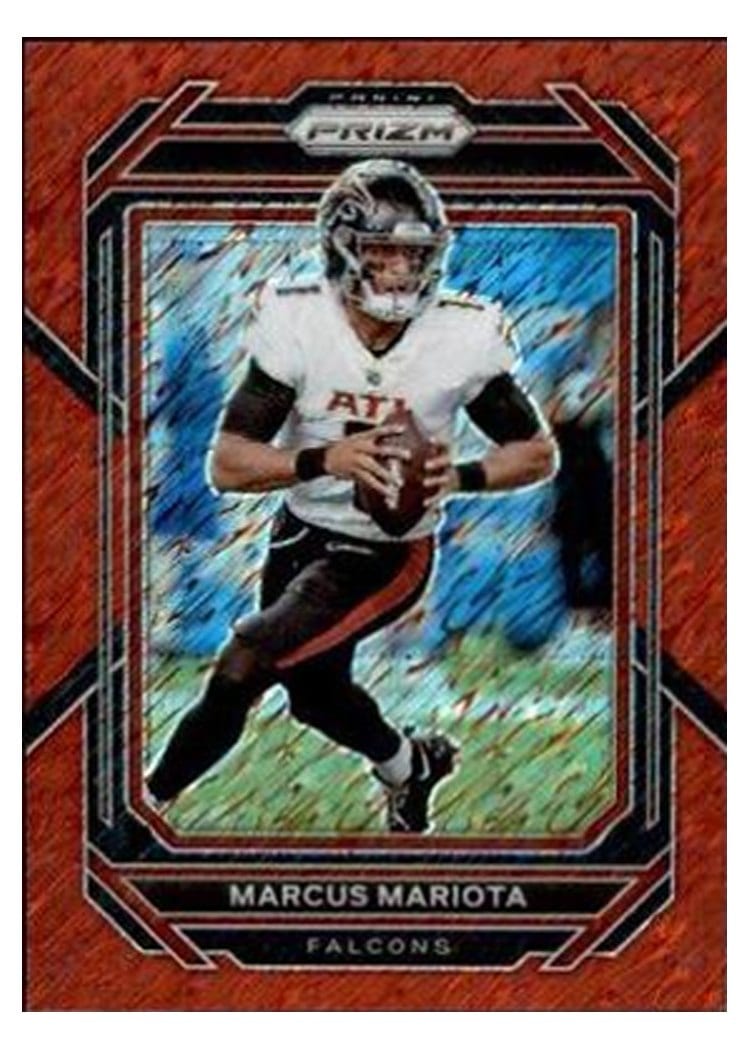 2022 Panini Prizm Base Set Marcus Mariota #11 card