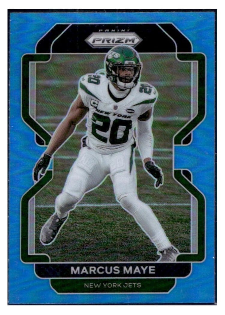 2021 Panini Prizm Base Set Marcus Maye Light Blue Prizm #91 card
