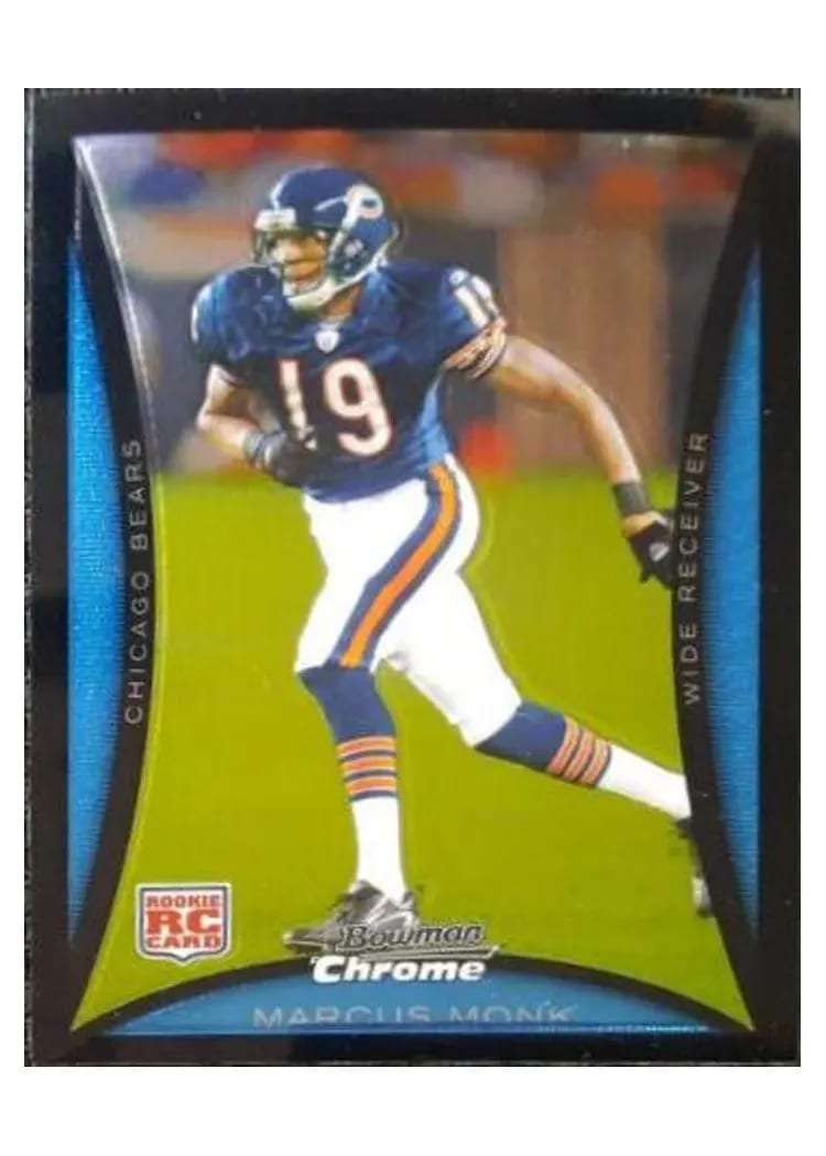 2008 Bowman Chrome Marcus Monk #BC100 card