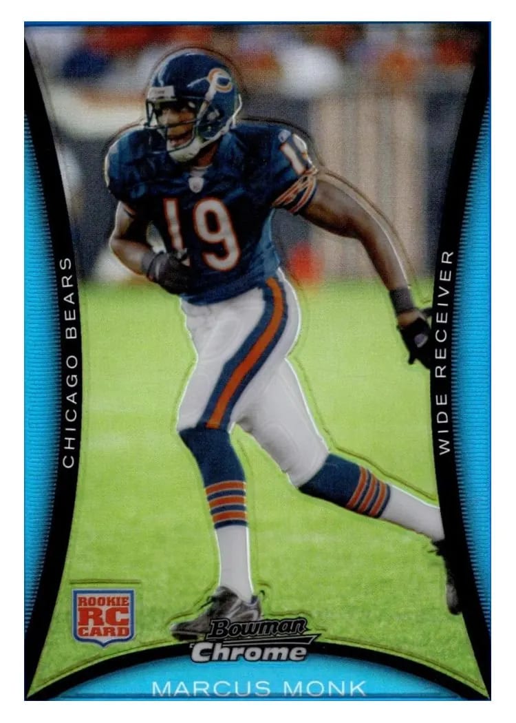 2008 Bowman Chrome Marcus Monk #BC100 card