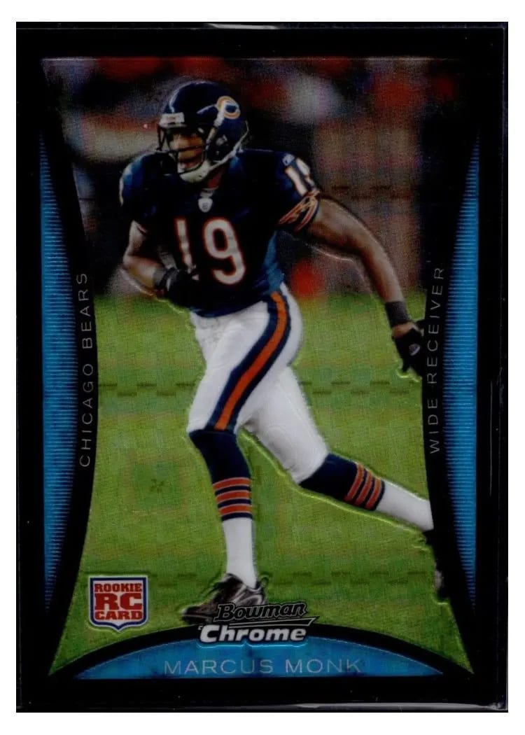 2008 Bowman Chrome Marcus Monk #BC100 card