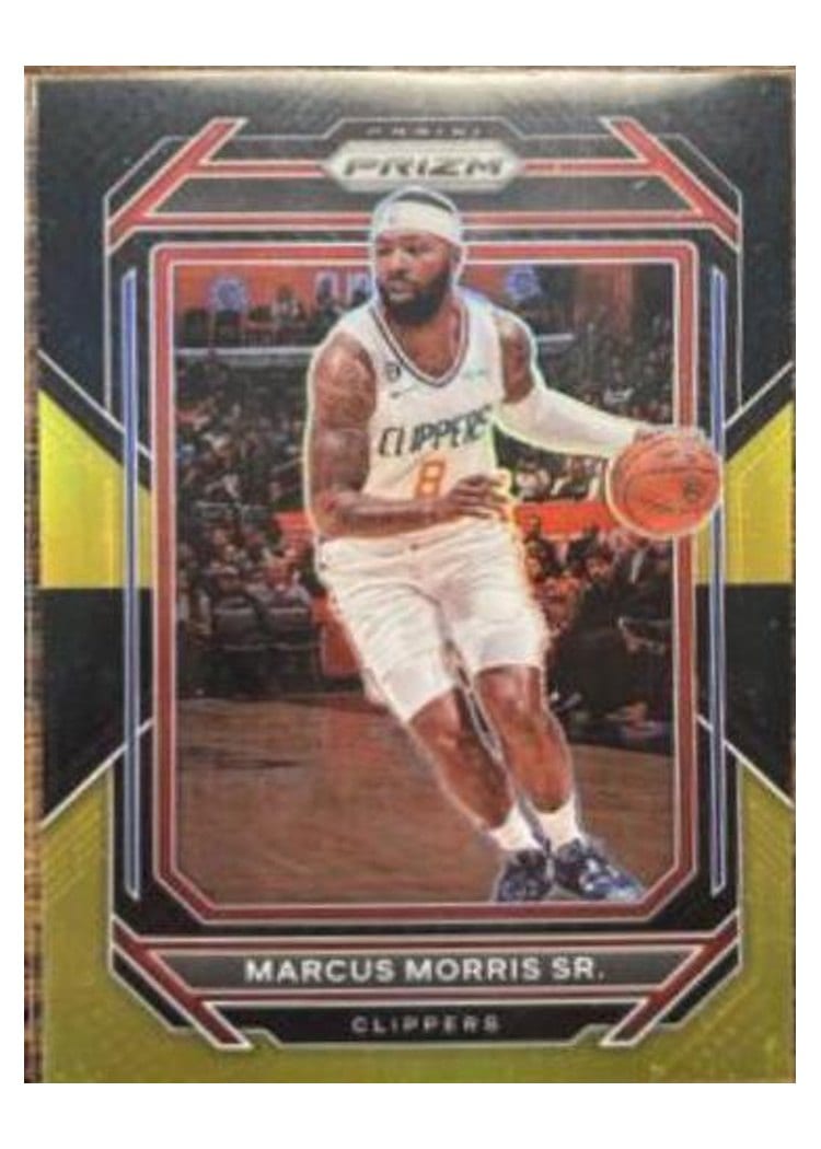 2022-23 Panini Prizm Base Set Marcus Morris Sr. Black Gold Prizm #130 card