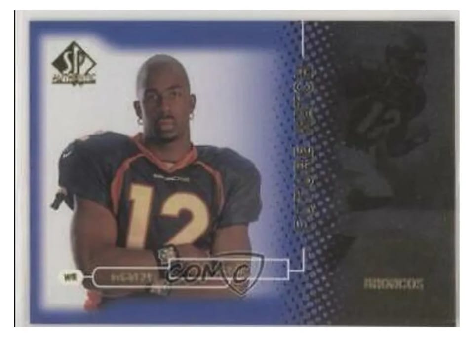 1998 SP Authentic Marcus Nash #10 card