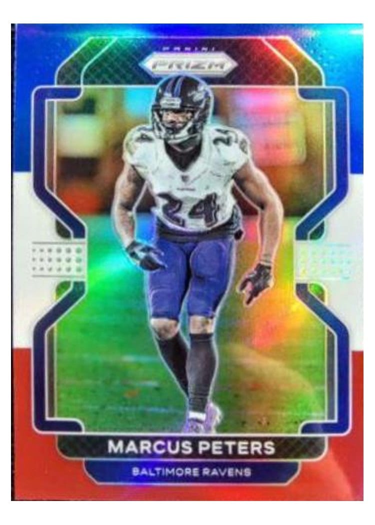 2021 Panini Prizm Base Set Marcus Peters #287 card