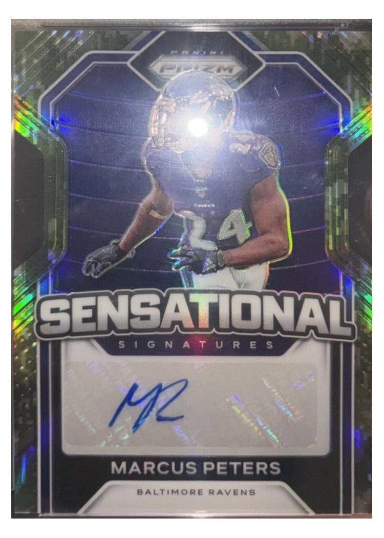 2021 Panini Prizm Base Set Marcus Peters #287 card