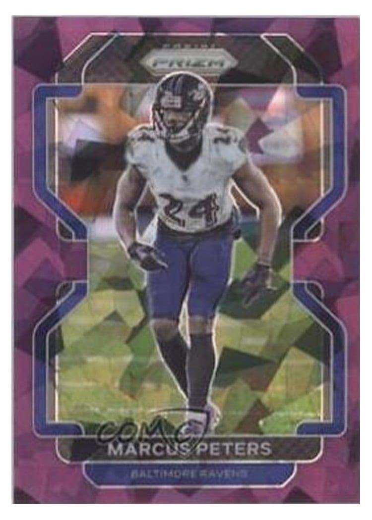 2021 Panini Prizm Base Set Marcus Peters #287 card