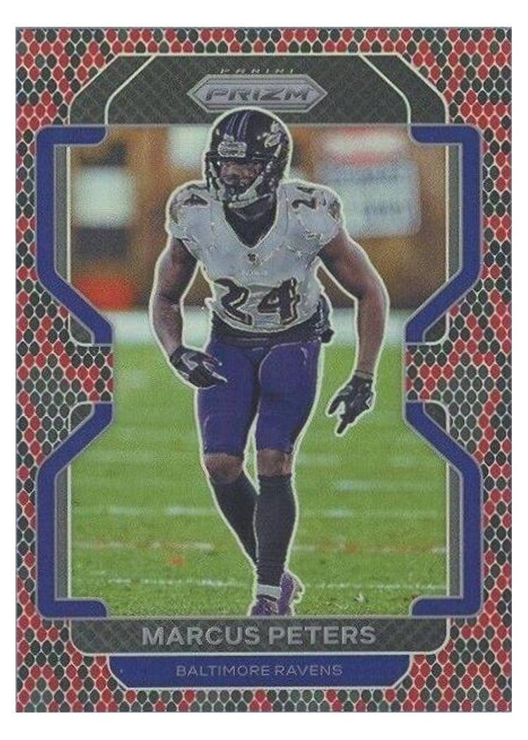 2021 Panini Prizm Base Set Marcus Peters #287 card