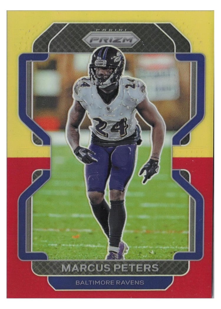 2021 Panini Prizm Base Set Marcus Peters #287 card