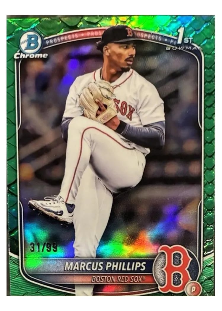 2025 Bowman Draft Chrome Marcus Phillips #BDC-54 card