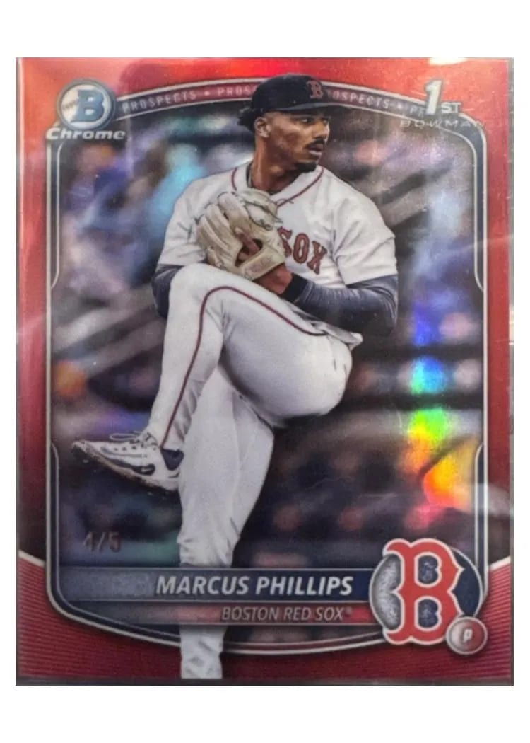 2025 Bowman Draft Chrome Marcus Phillips #BDC-54 card
