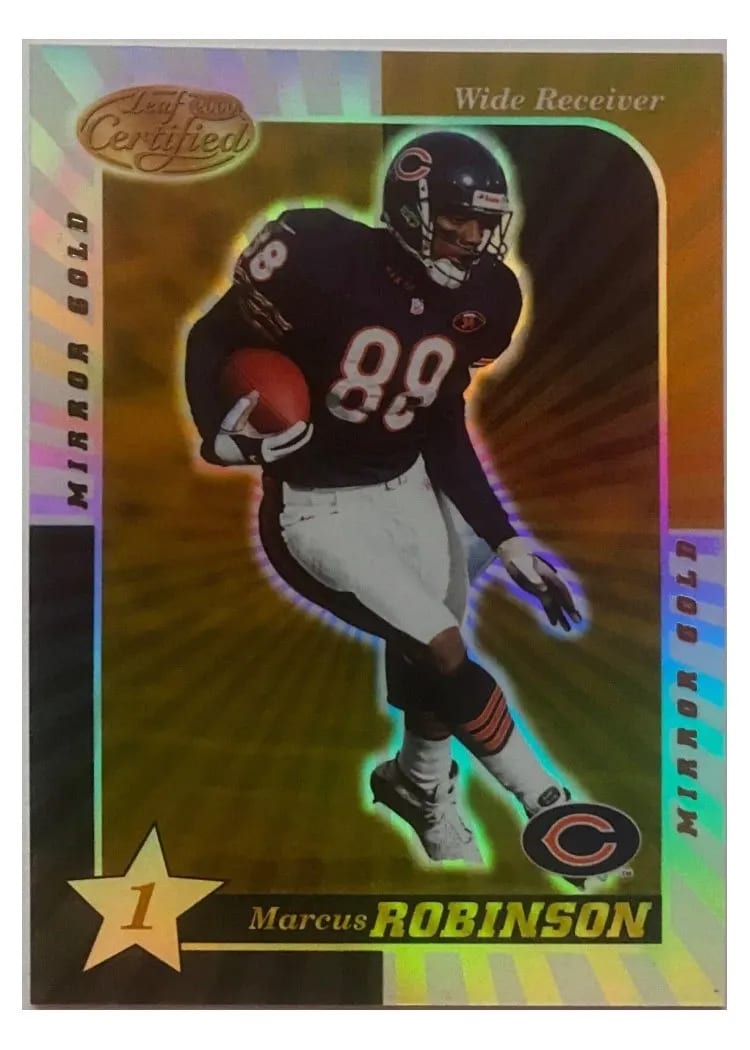 2000 Leaf Certified Marcus Robinson #27 card