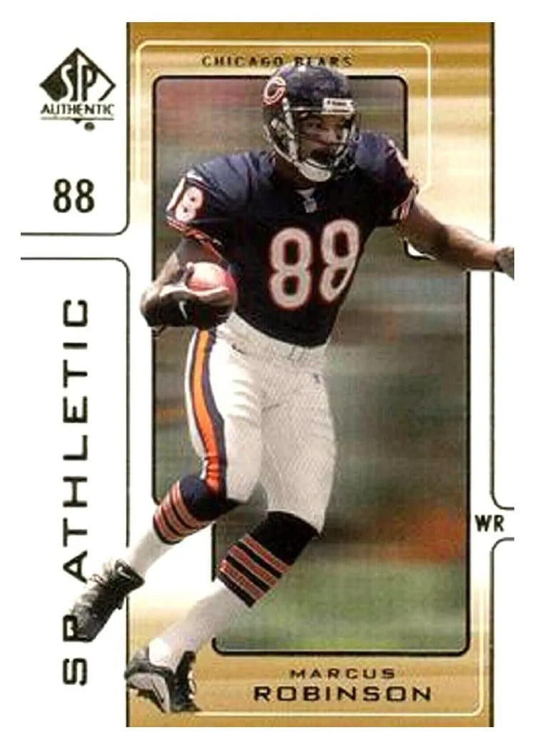 2000 SP Authentic Athletic Marcus Robinson #A8 card