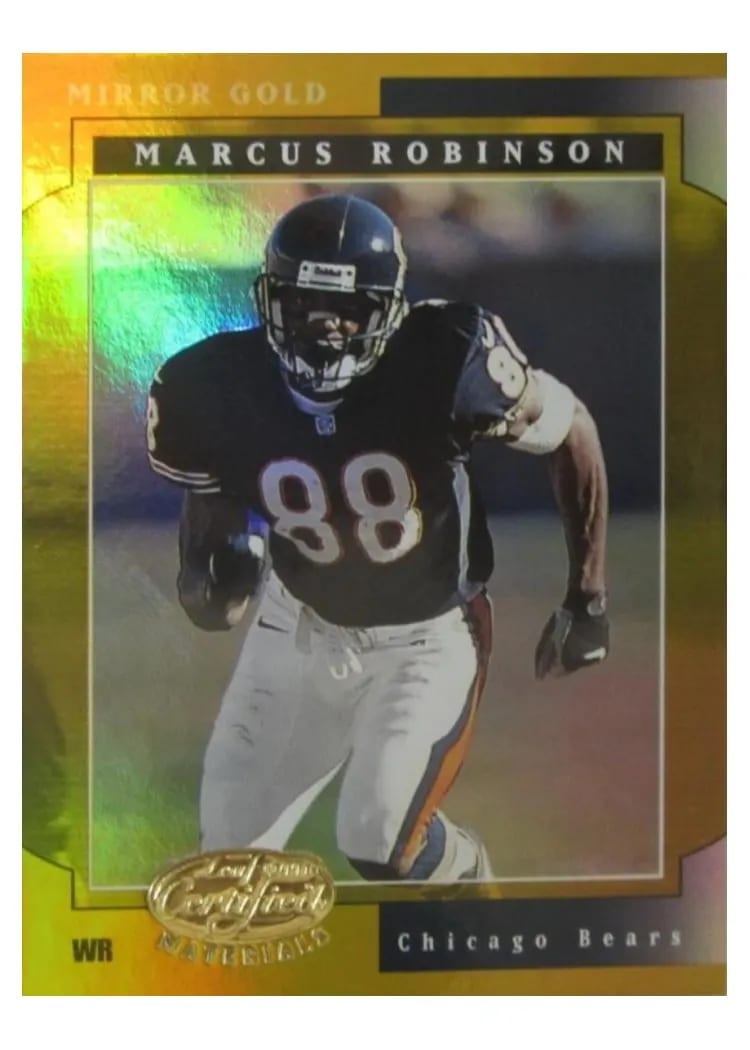 2001 Leaf Certified Marcus Robinson #60 card