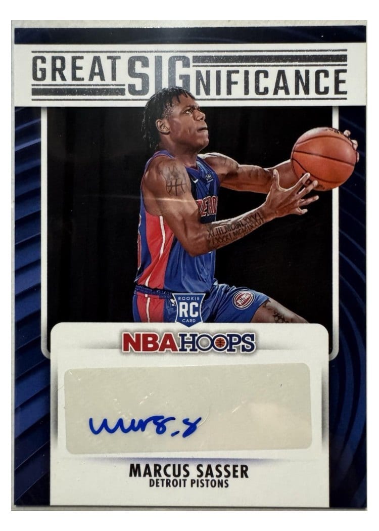 2023-24 Hoops Great SIGnificance Marcus Sasser #GS-SAS card