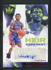 2023-24 Panini Court Kings Heir Apparent Autographs Marcus Sasser #HA-MSP card