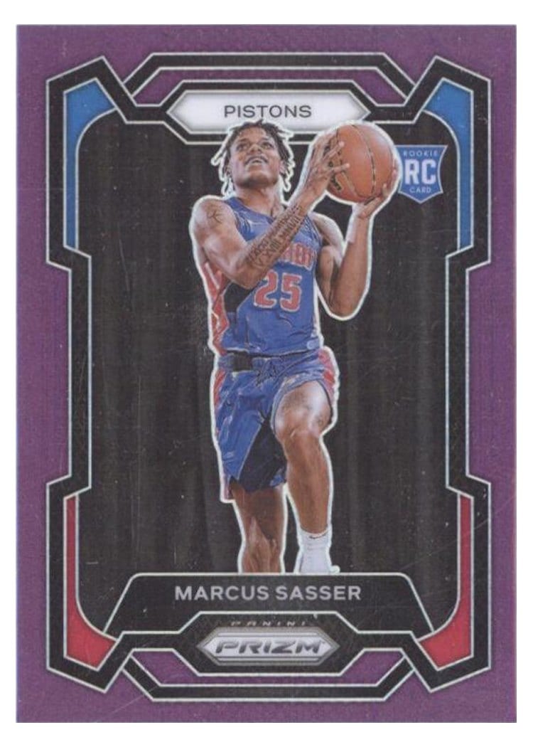 2023-24 Panini Prizm Base Set Marcus Sasser #174 card