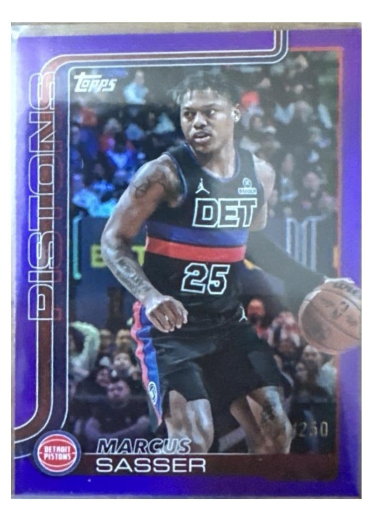 2025-26 Topps Base Set Marcus Sasser #46 card