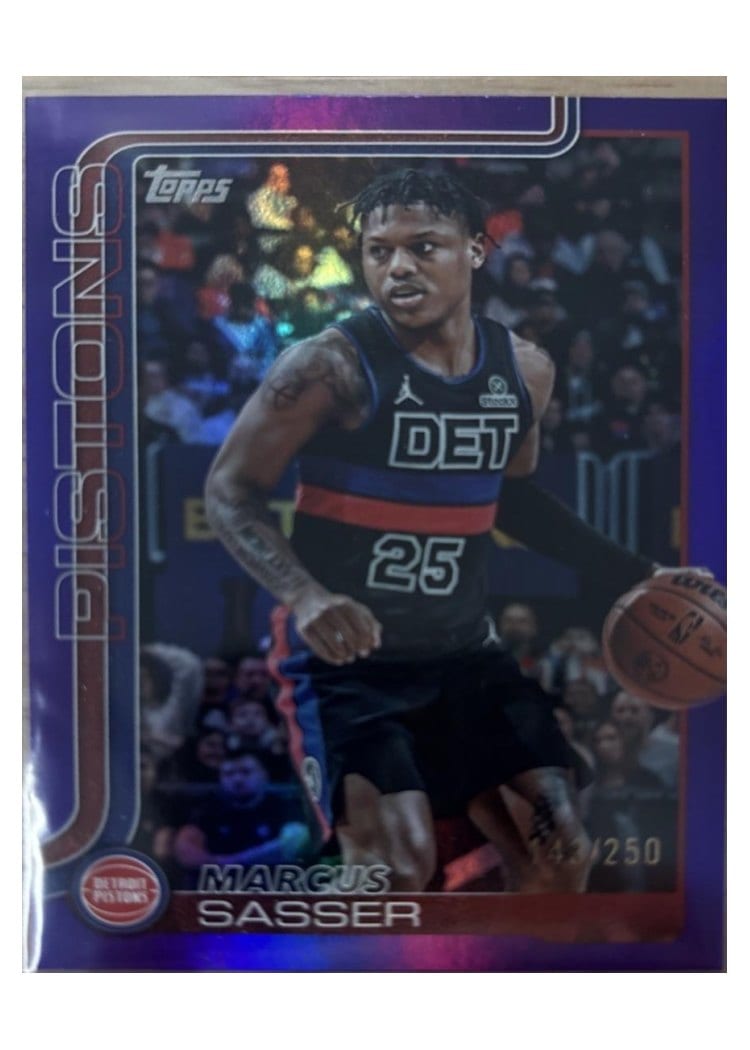 2025-26 Topps Base Set Marcus Sasser #46 card