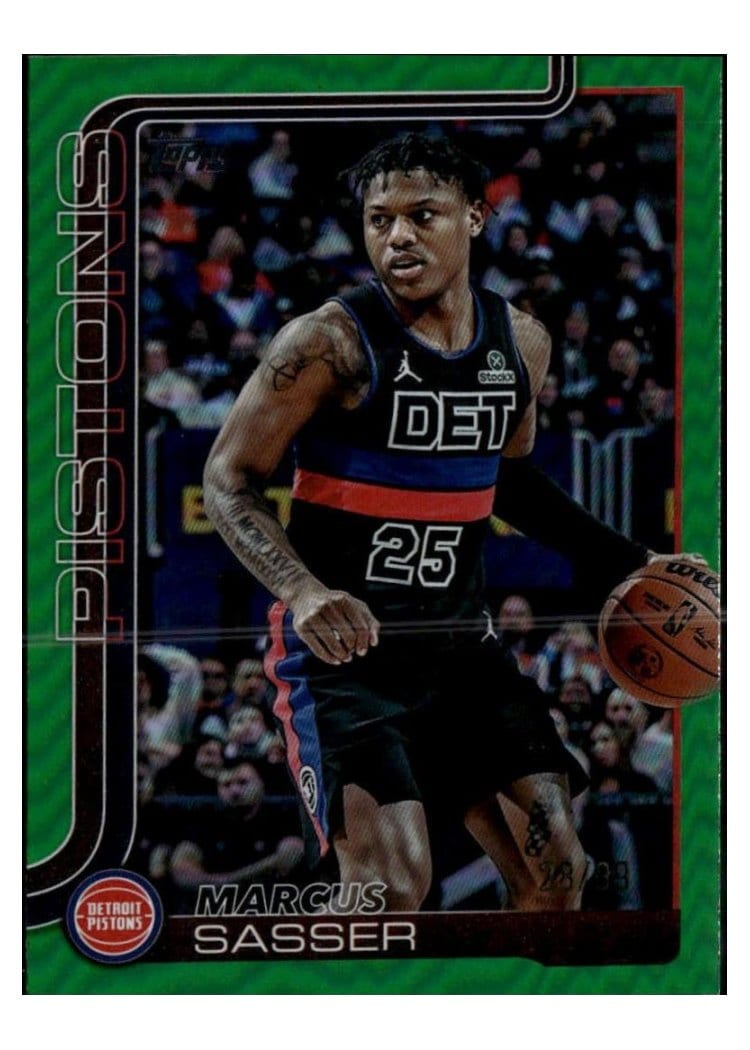 2025-26 Topps Base Set Marcus Sasser #46 card