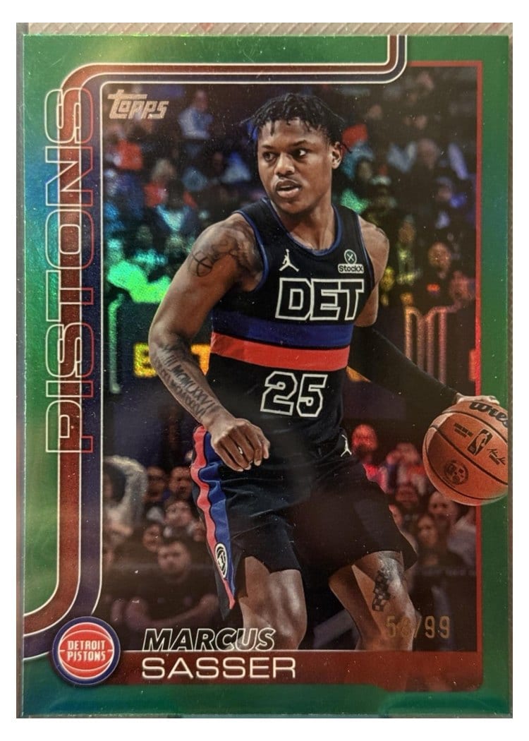 2025-26 Topps Base Set Marcus Sasser #46 card