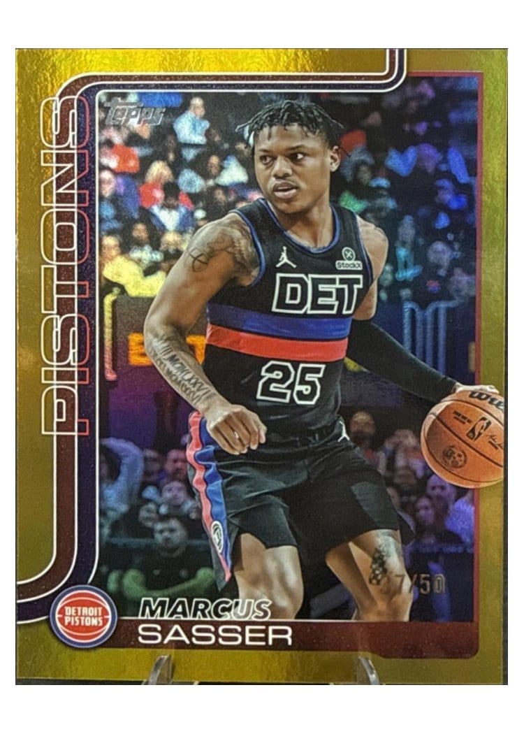 2025-26 Topps Base Set Marcus Sasser #46 card