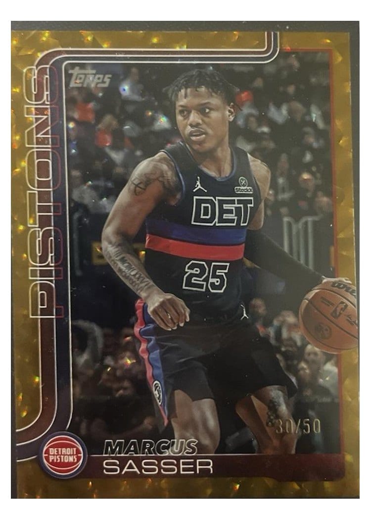 2025-26 Topps Base Set Marcus Sasser #46 card