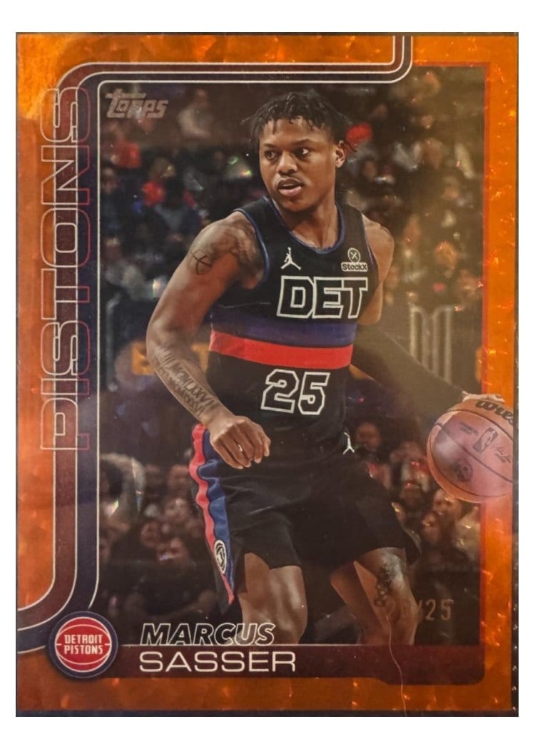 2025-26 Topps Base Set Marcus Sasser #46 card