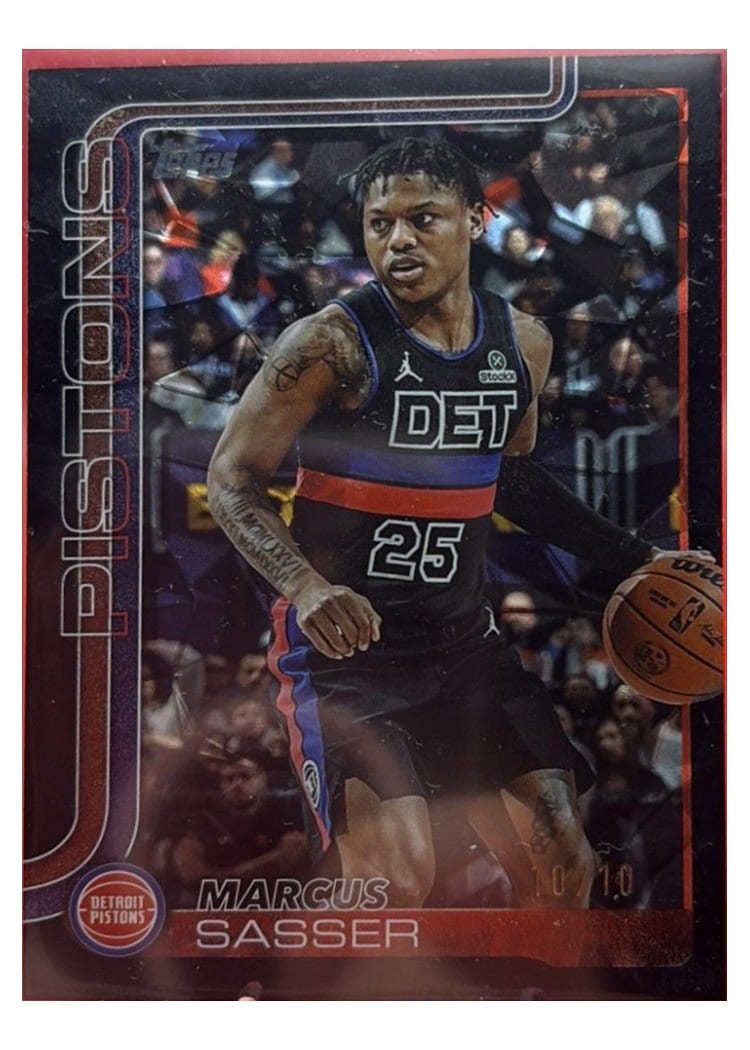 2025-26 Topps Base Set Marcus Sasser #46 card