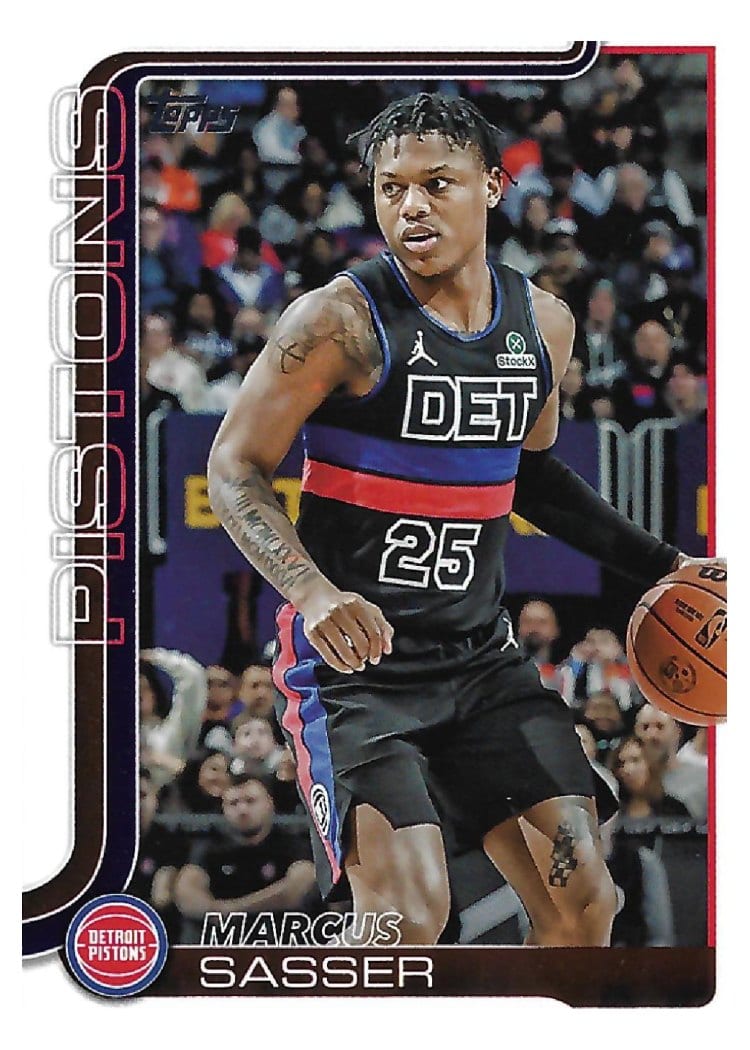 2025-26 Topps Base Set Marcus Sasser #46 card