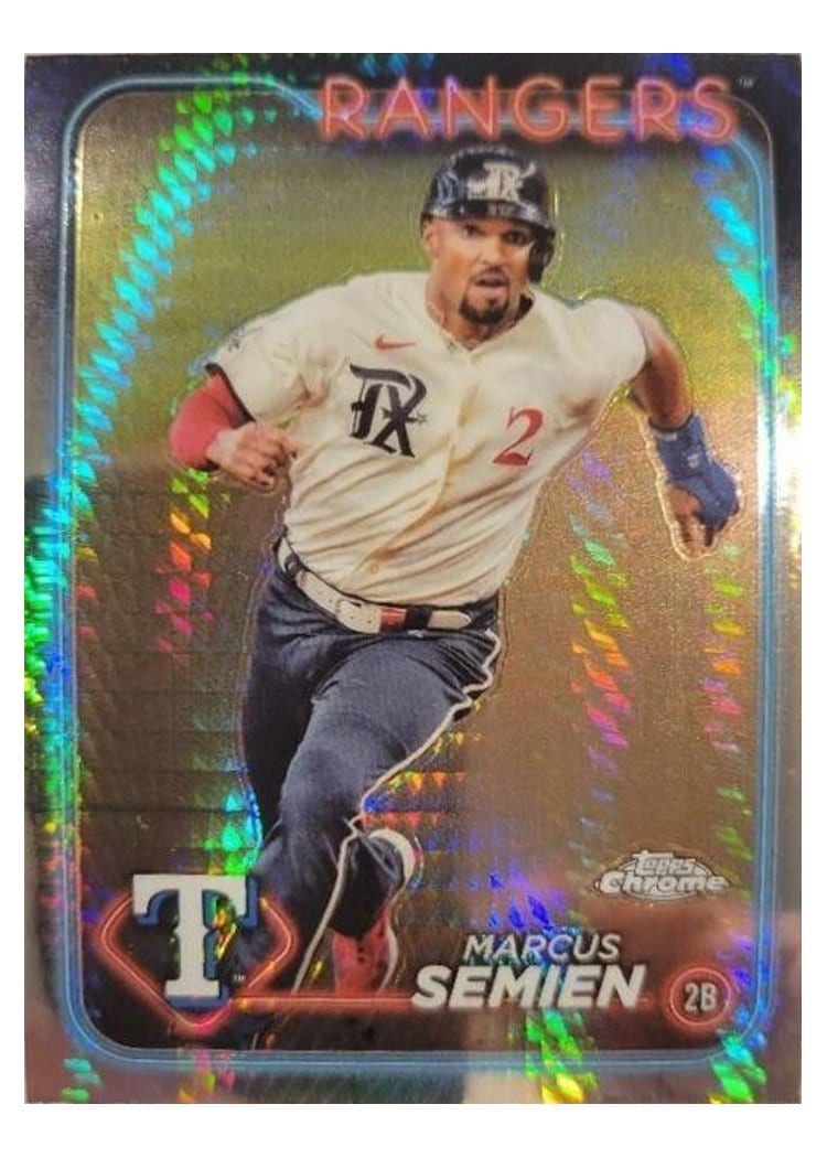2024 Topps Chrome Marcus Semien #102 card