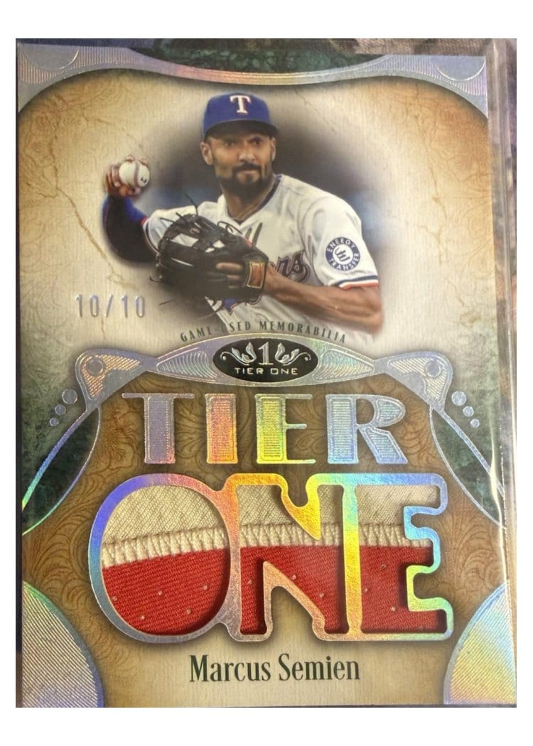 2026 Topps Tier One Tier One Relics Die-Cut Marcus Semien #T1RD-MS card